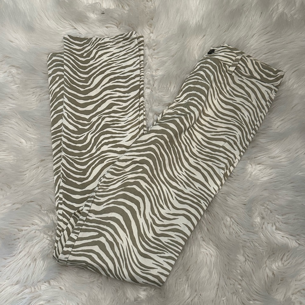 Motel Rocks Zoven Trouser in Tonal Zebra